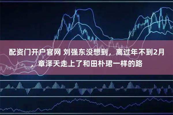 配资门开户官网 刘强东没想到，离过年不到2月，章泽天走上了和田朴珺一样的路