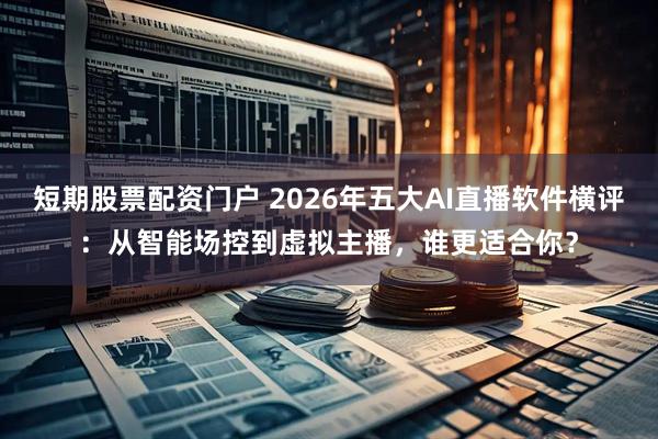 短期股票配资门户 2026年五大AI直播软件横评：从智能场控到虚拟主播，谁更适合你？